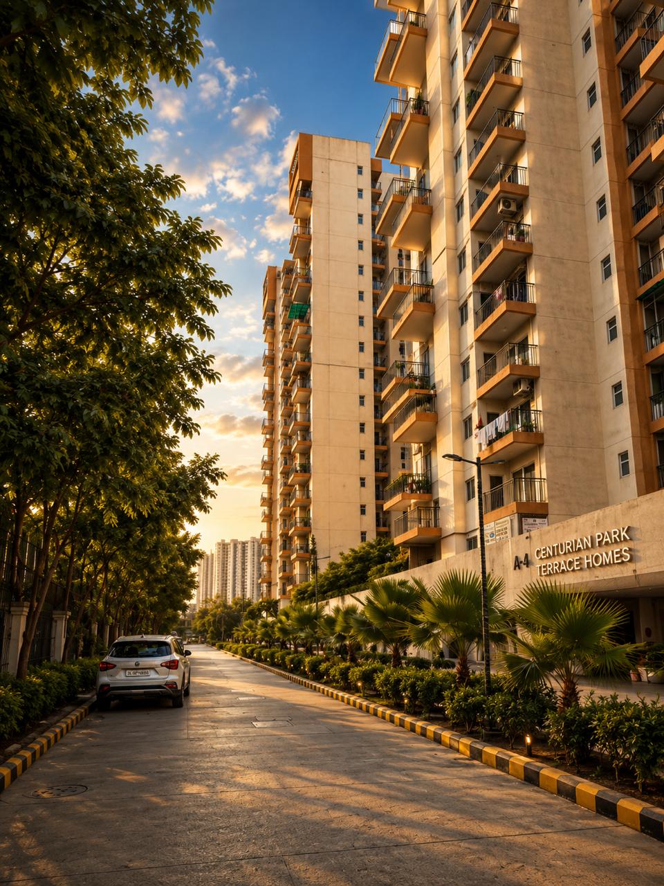 Centurian Park Terrace Home evening view
